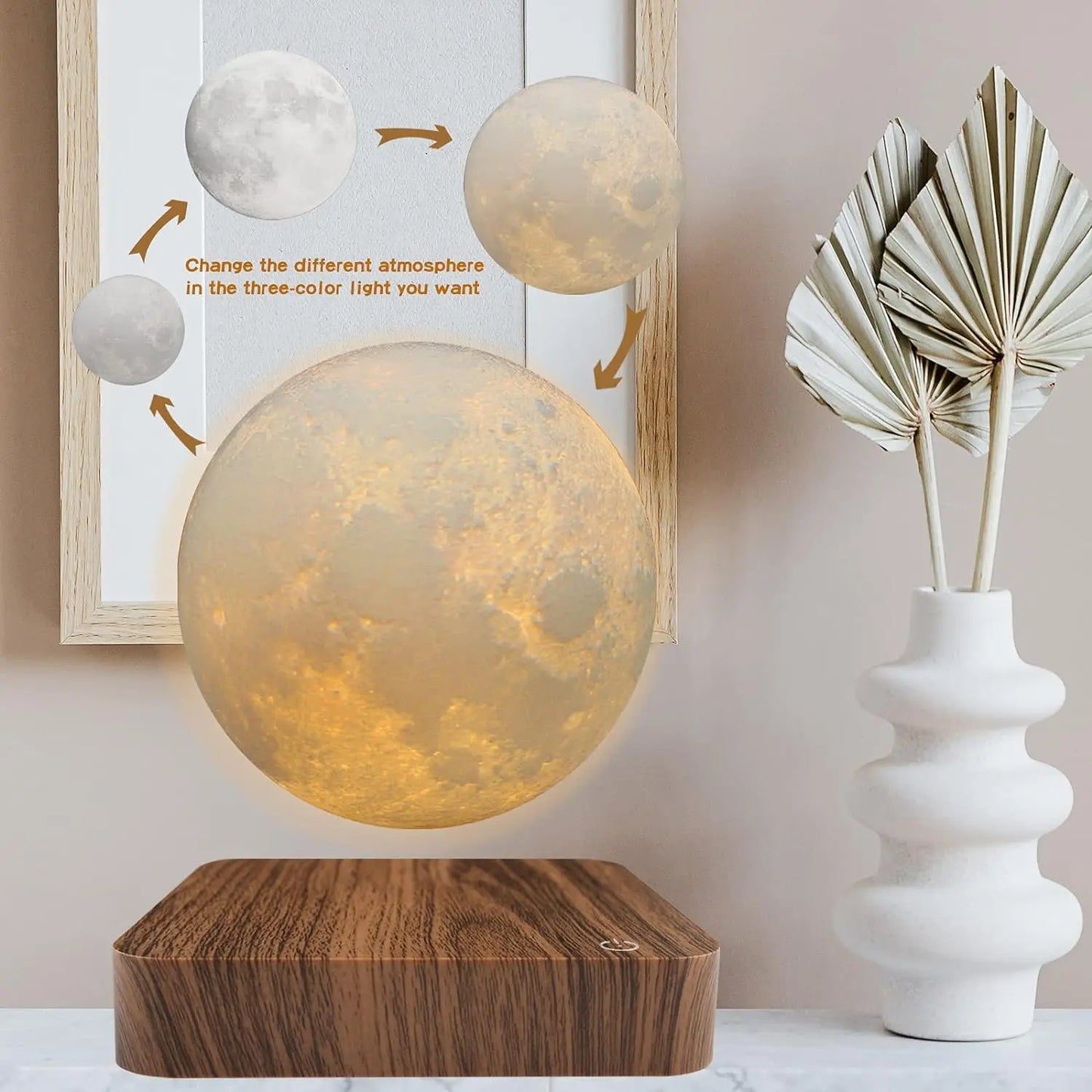 Moon Magnetic Floating Night Light